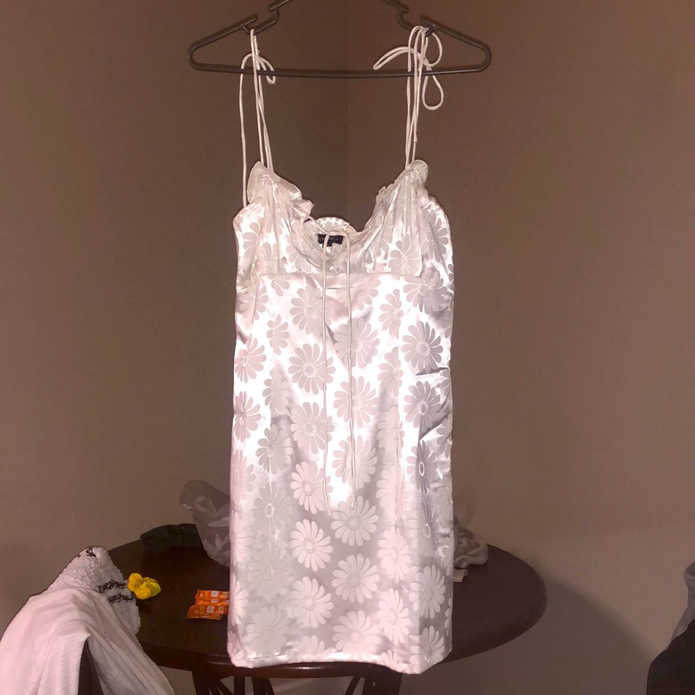 Women’s White Mini Slip Dress